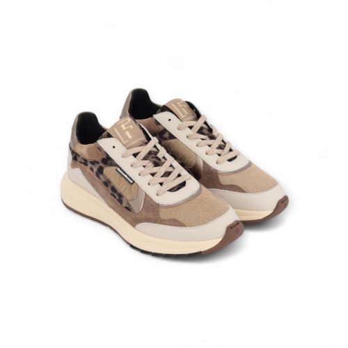 Floris Van Bommel Sneaker Taupe dames (Suvi 03.04 SFW-10159-34-01 - Suvi 03.04 SFW-10159-34-01) - Rigi