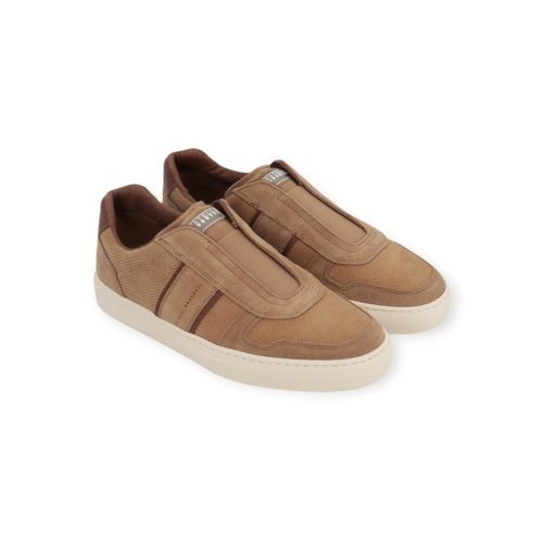Fratelli Rossetti heren sneaker in het beige suede.