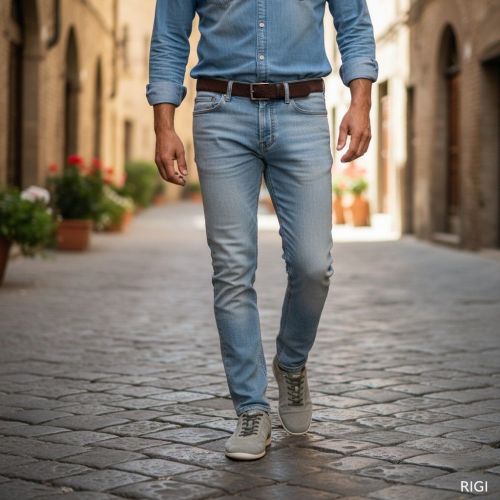 Fratelli Rossetti heren sneaker licht groen nubuk leer.