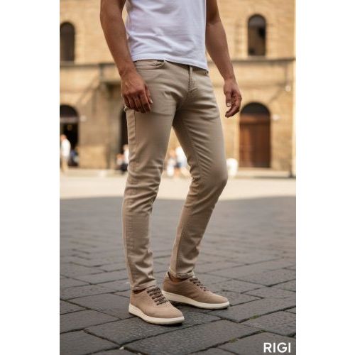 Fratelli Rossetti heren sneaker in het beige suede.