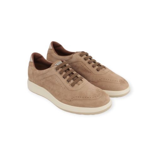 Fratelli Rossetti heren sneaker in het beige suede.