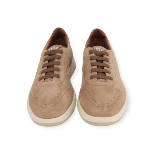 Fratelli Rossetti heren sneaker in het beige suede.
