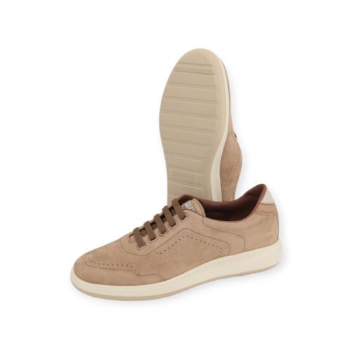 Fratelli Rossetti heren sneaker in het beige suede.