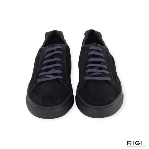 Fratelli Rossetti 47526 sneaker in blauw suède voor heren. 