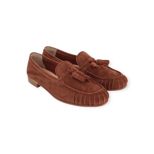 Fratelli Rossetti 68243 dames mocassin in bruin suede.