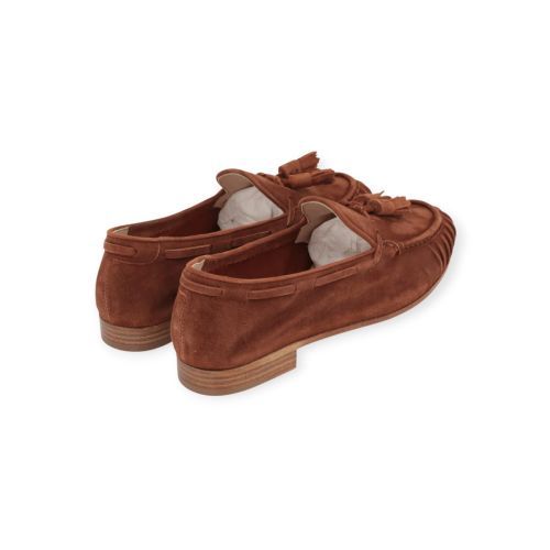 Fratelli Rossetti 68243 dames mocassin in bruin suede.
