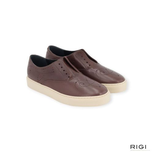 Fratelli Rossetti Hobo 76104 mocassin voor dames in bruin, mandorla leer. 