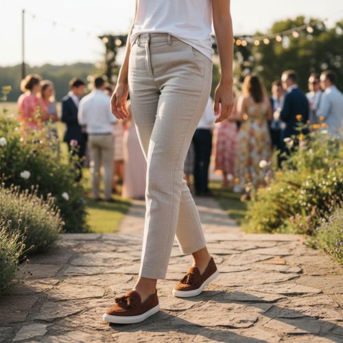 Fratelli Rossetti dames mocassin in cognac suede leer.