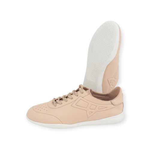 Fratelli Rossetti dames sneaker in beige leer.