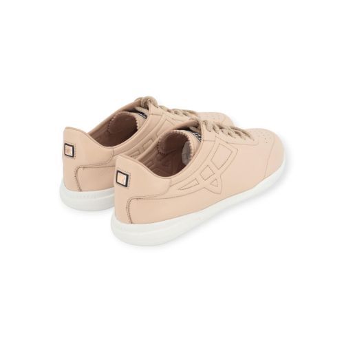 Fratelli Rossetti dames sneaker in beige leer.