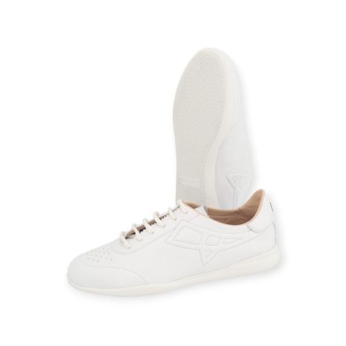 Fratelli Rossetti dames sneaker in wit leer.