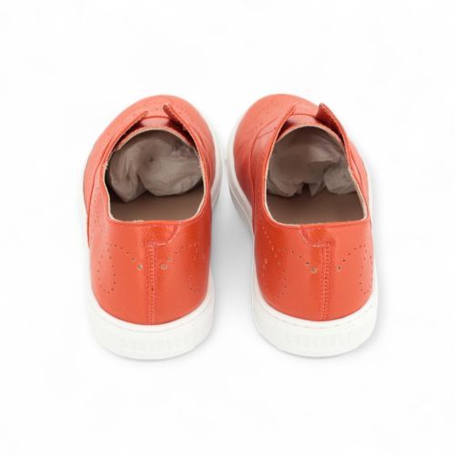 Fratelli Rossetti Hobo dames sneaker in rood leer.