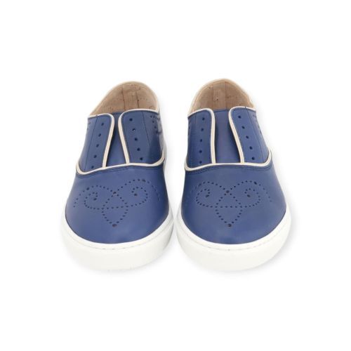 Fratelli Rossetti Hobo dames sneaker mocassin in blauw leer. Fratelli Rossetti Hobo dames sneaker mocassin in blauw leer.