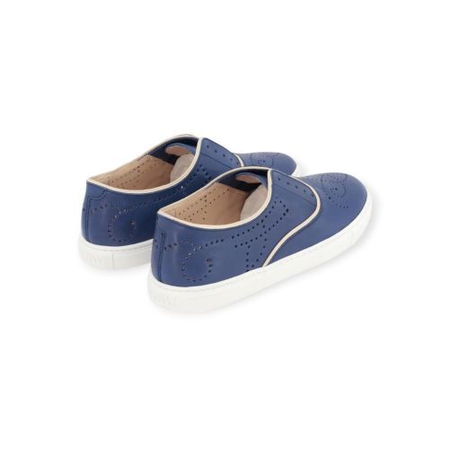 Fratelli Rossetti Hobo dames sneaker mocassin in blauw leer. Fratelli Rossetti Hobo dames sneaker mocassin in blauw leer.