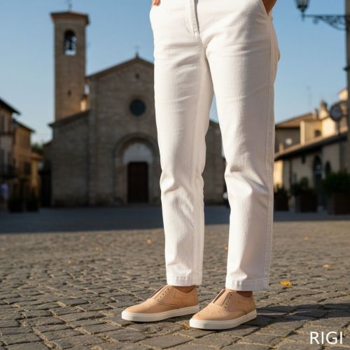 Fratelli Rossetti Hobo dames sneaker mocassin in camel leer.