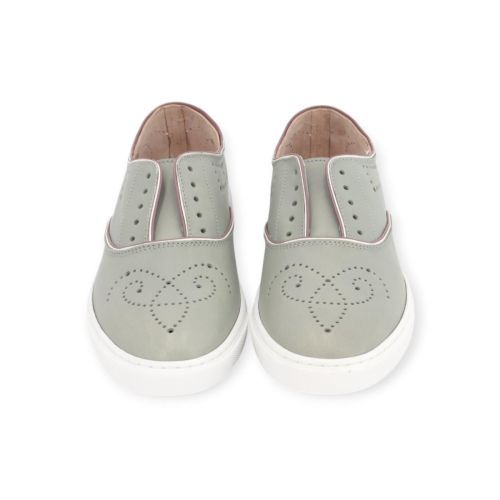 Fratelli Rossetti Hobo dames sneaker mocassin in licht groen leer.