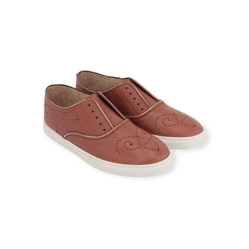 Fratelli Rossetti Hobo dames sneaker mocassin in cognac leer.