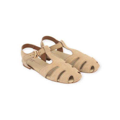 Frau 69F0 dames sandaal in zand suede. Frau 69F0 dames sandaal in zand suede.