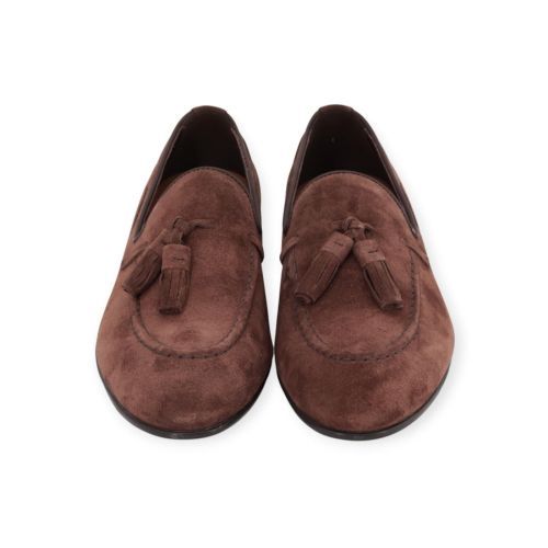 Frau 71B2 heren mocassin in bruin suede.