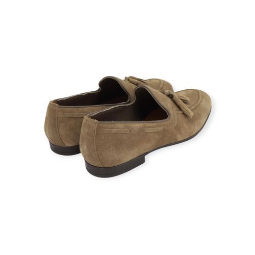 Frau 71B2 heren mocassin in kaki (groen) suede.