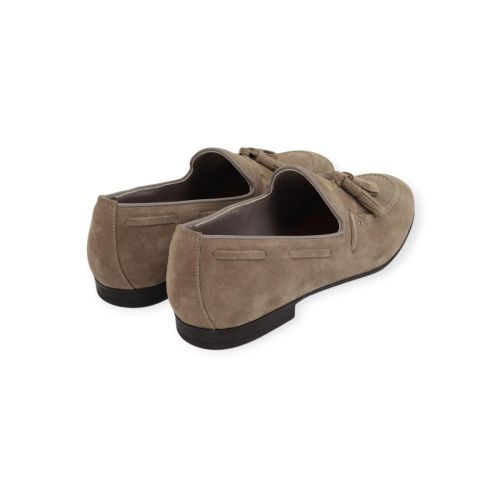 Frau 71B2 heren mocassin in zand - taupe suede. Frau 71B2 heren mocassin in zand - taupe suede.