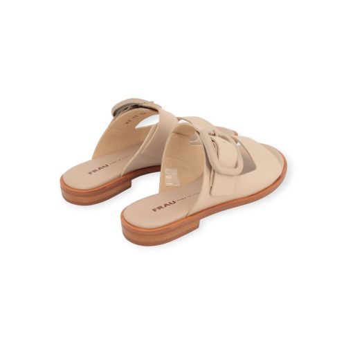 Frau 85M3 dames slipper in beige leer. Frau 85M3 dames slipper in beige leer.