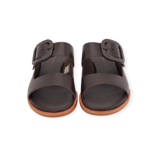 Frau 85M3 dames slipper in bruin leer. Frau 85M3 dames slipper in bruin leer.