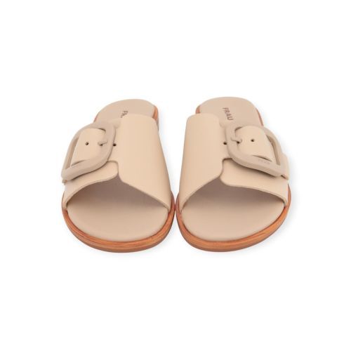 Frau 85M4 dames slipper in beige leer. Frau 85M4 dames slipper in beige leer.