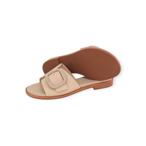 Frau 85M4 dames slipper in beige leer. Frau 85M4 dames slipper in beige leer.