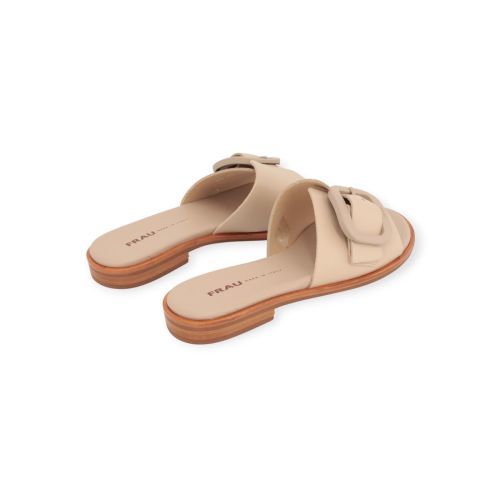 Frau 85M4 dames slipper in beige leer. Frau 85M4 dames slipper in beige leer.