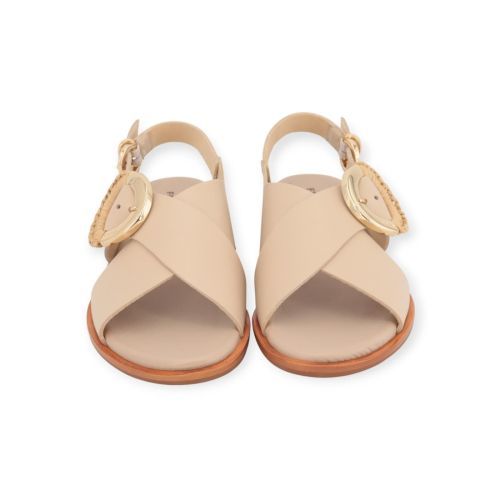 Frau 85M9 dames sandaal in beige leer. Frau 85M9 dames sandaal in beige leer.