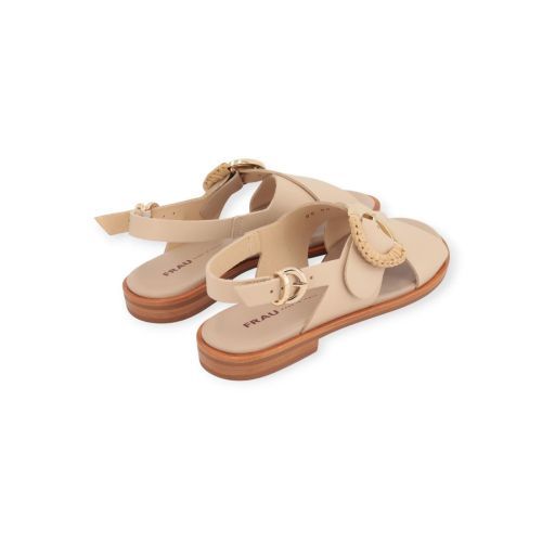 Frau 85M9 dames sandaal in beige leer. Frau 85M9 dames sandaal in beige leer.