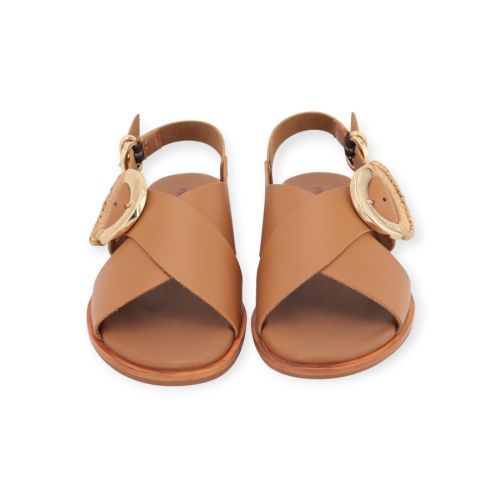 Frau 85M9 dames sandaal in cognac leer. Frau 85M9 dames sandaal in cognac leer.