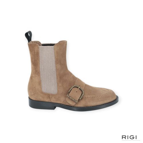 Frau Enkellaars - Boots Beige