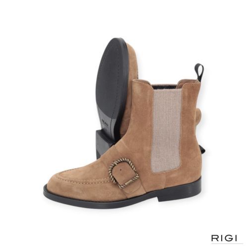 Frau Farro A84C6 enkellaars in beige suède voor dames. Frau Farro A84C6 enkellaars in beige suède voor dames.