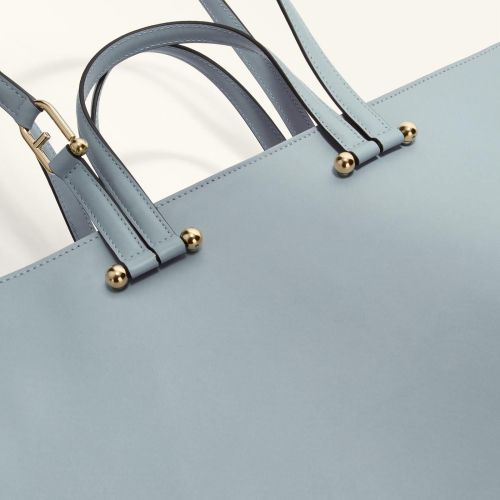 Furla Hand- en schoudertas Licht blauw dames (Duetto L Tote WB01453-BX3169-3602S  - Duetto L Tote WB01453-BX3169-3) - Rigi