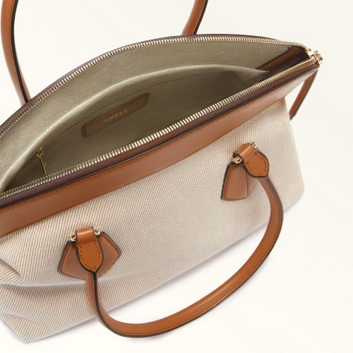 Furla Hand- en schoudertas Naturel dames (Erica M Tote WB01464-BX3540-3331S - Erica M Tote WB01464-BX3540-33) - Rigi