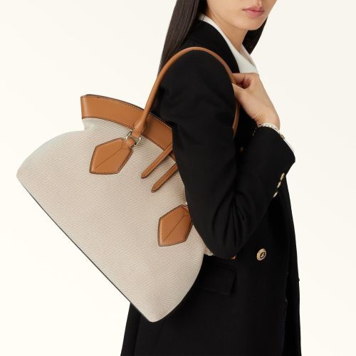 Furla Hand- en schoudertas Naturel dames (Erica M Tote WB01464-BX3540-3331S - Erica M Tote WB01464-BX3540-33) - Rigi