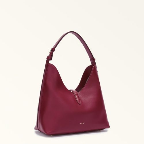 Furla Hand- en schoudertas Bordeaux dames (Goccia M Hobo WB01499-BX3104-CGQ00 - Goccia M Hobo WB01499-BX3104-C) - Rigi