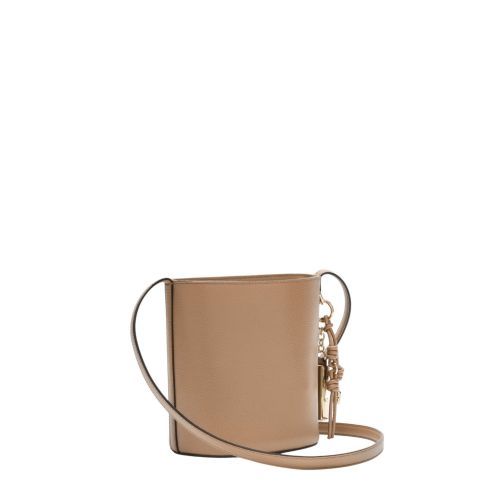 Furla Rosie S Bucket handtas in beige (toffee) leer. Furla Rosie S Bucket handtas in beige (toffee) leer.