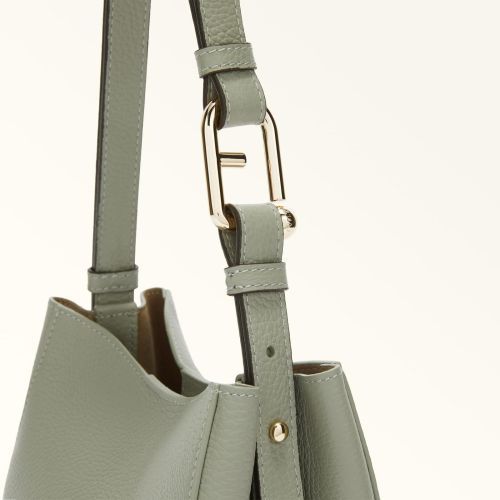 Furla Hand- en schoudertas Licht groen dames (Nuvola Mini Bucket Bag 20 WB01373-HSF000 - Nuvola Mini Bucket Bag 20 WB01) - Rigi