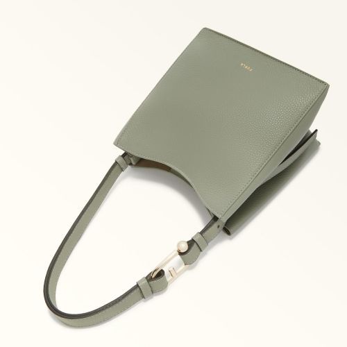 Furla Hand- en schoudertas Licht groen dames (Nuvola Mini Bucket Bag 20 WB01373-HSF000 - Nuvola Mini Bucket Bag 20 WB01) - Rigi