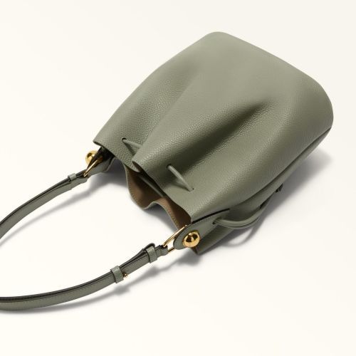 Furla Hand- en schoudertas Licht groen dames (Sfera S Bucket Bag WB01449-BX0176-AG700 - Sfera S Bucket Bag WB01449-BX0) - Rigi