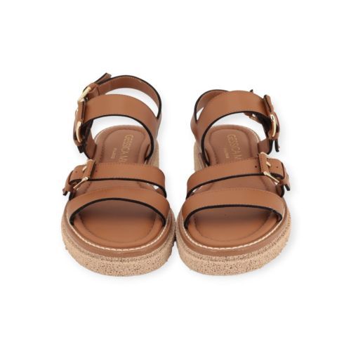 Gessica Monti 2029 dames sandaal in cognac leer. Gessica Monti 2029 dames sandaal in cognac leer.