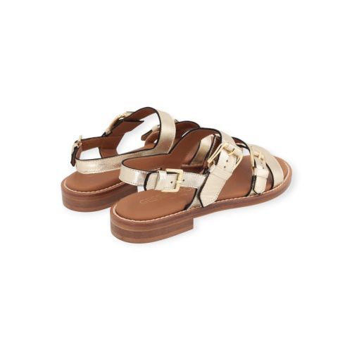 Gessica Monti 2029 dames sandaal in goud shinning leer. Gessica Monti 2029 dames sandaal in goud shinning leer.