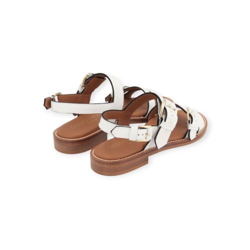 Gessica Monti 2029 dames sandaal in wit leer. Gessica Monti 2029 dames sandaal in wit leer.