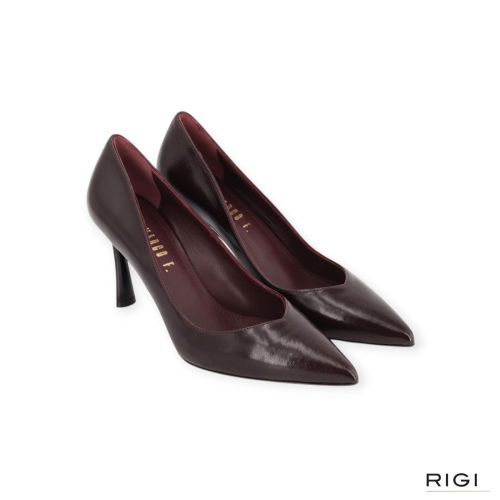 Gianmarco F. pump AW047in bordeaux lak leer voor dames.
