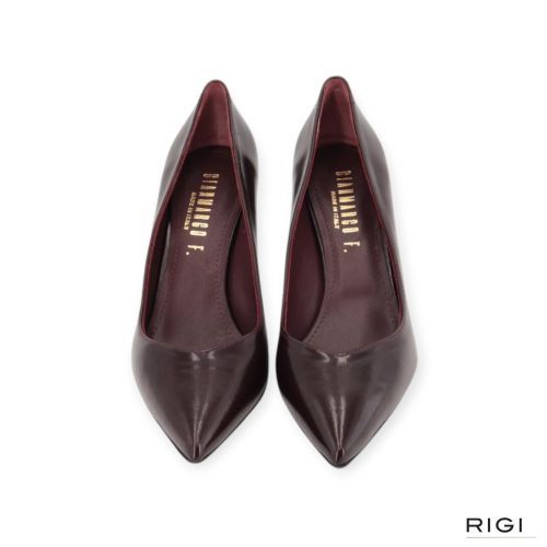 Gianmarco F. pump AW047in bordeaux lak leer voor dames.