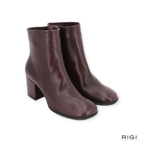 Gianmarco F. AW170 enkellaars in bordeaux leer voor dames. Gianmarco F. AW170 enkellaars in bordeaux leer voor dames.
