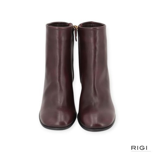 Gianmarco F. AW170 enkellaars in bordeaux leer voor dames. Gianmarco F. AW170 enkellaars in bordeaux leer voor dames.